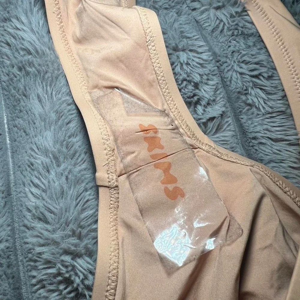Size: 4X SKIMS Recycled Swim Mid Coverage Bottom in Ochre.
